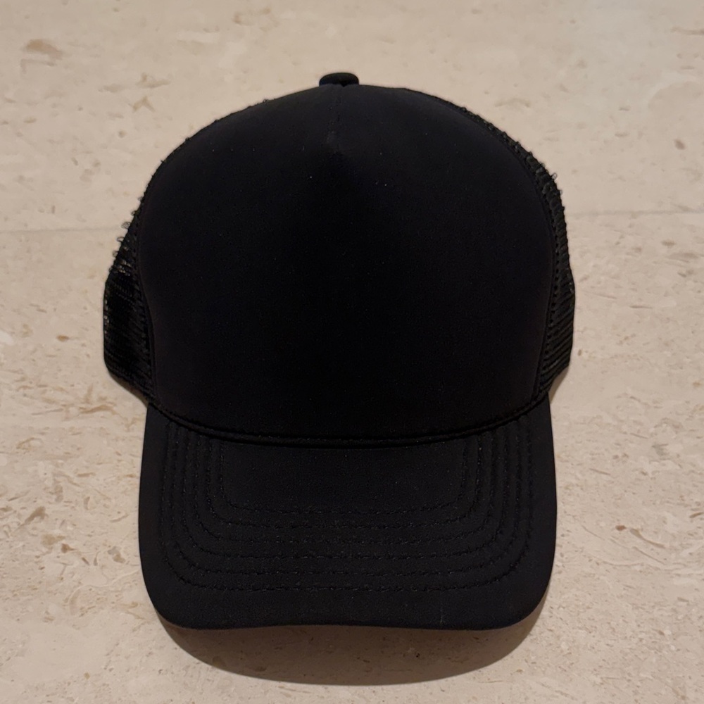 Classic Black Mesh Baseball Cap